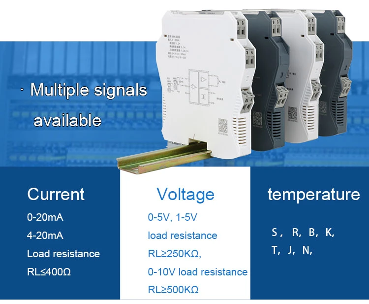 4-20mA-0-10V Analog Voltage Isolation Amplifier Signal Isolator