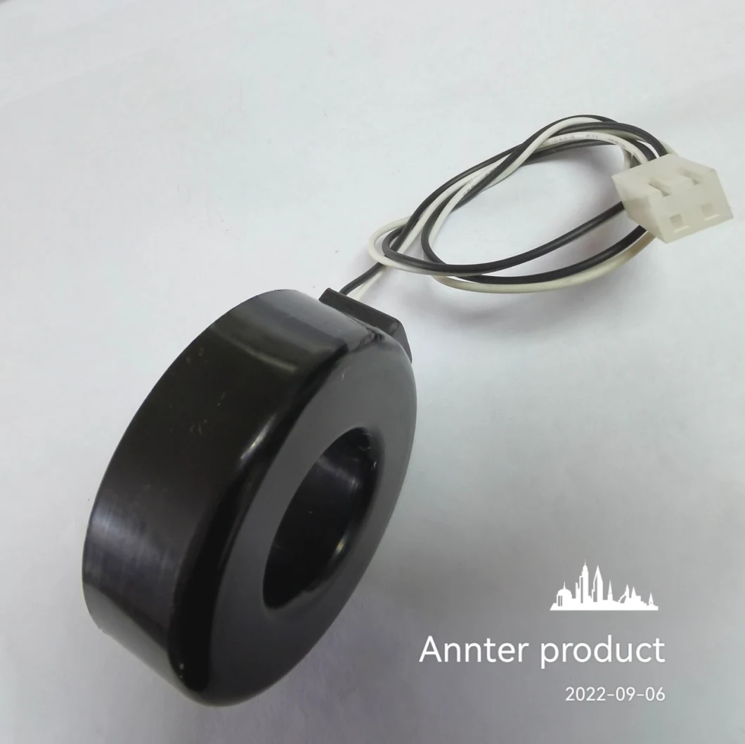 Current Transformer 2000: 1, Nanocrystalline Current Sensor, High Accuracy Sensor for Power Transducer with Housing, Accuracy Class: 0.1