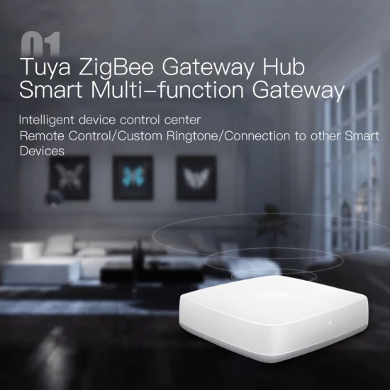 Zigbee Smart Home Gateway Ha3.0 Compatible Tuya Smart Support Alexa and Google Home Factory Production