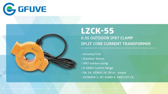Lzck-55 Clamp Outdoor Waterproof Split Core Current Transformer