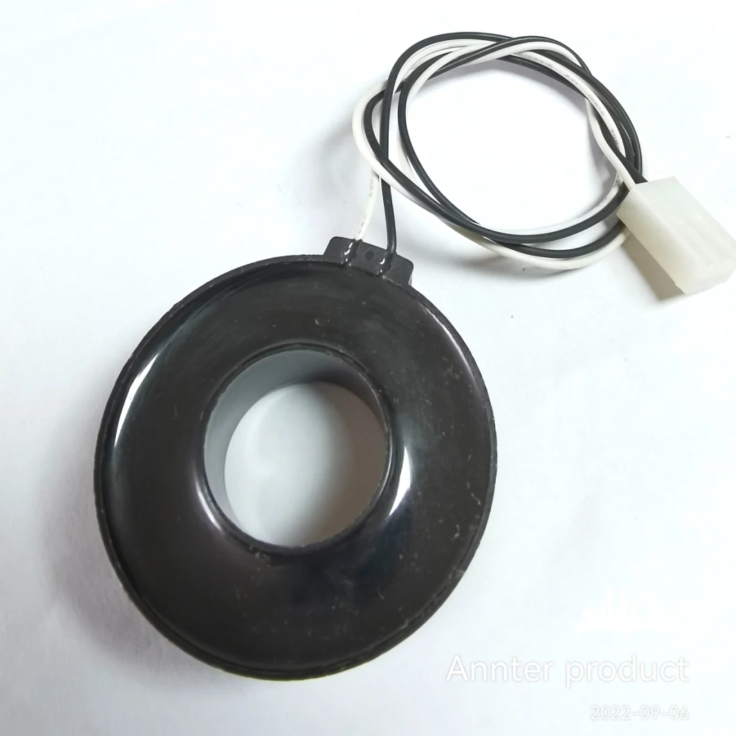 Current Transformer 2000: 1, Nanocrystalline Current Sensor, High Accuracy Sensor for Power Transducer with Housing, Accuracy Class: 0.1