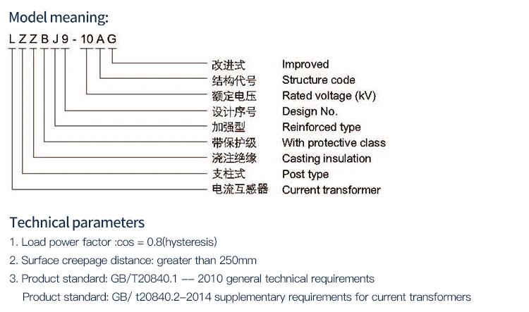10kv, 11kv, 12kv, Current Transformer 500/5/5A Accuracy Class 0.5 10p