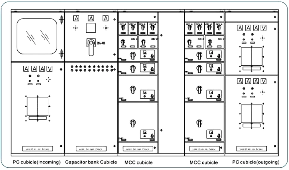 Gck Gcs Kyn28 Mns New Insulated Cubicle Switchgear Power Distribution Cabinet Equipment with Panel Board and Drawer