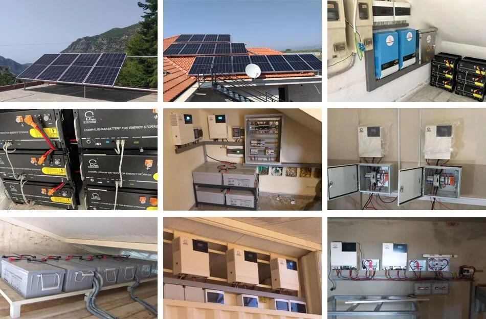 TUV CE Hybrid 3kw 5kw 10kw 30kw Complete PV Panel on Grid Inverter Kit Lithium Battery Energy Storage off Grid WiFi Power Solar Home System 100kw