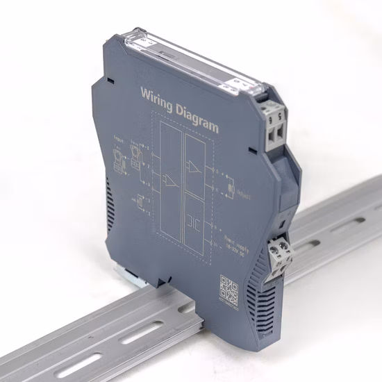 4-20mA Input 0~5V Output Analog Input Signal Isolator 2 Channels Signal Distributor Isolator
