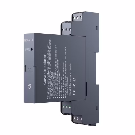 Acrel Bm-Di/II Analog DC Signal Current Isolator with 2-20mA Two Way Output DIN Rail Current Isolator