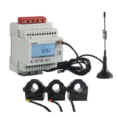 Acrel Adw300W-4ghw Three Phase Electrical Power Monitoring System with 4G Communication Wireless Three Phase Energy Meter 4G Energy Meter