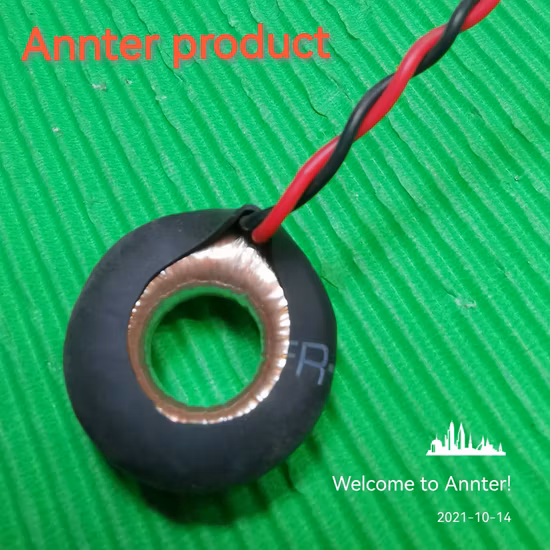 Current Transformer 2000: 1, Nanocrystalline Current Sensor, High Accuracy Sensor for Power Transducer with Housing, Accuracy Class: 0.1